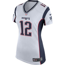 Load image into Gallery viewer, Tom Brady New England Patriots Women's Game Jersey - White