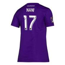 Load image into Gallery viewer, Women&#39;s Orlando City Sc Nani Purple 2019 Bring The Noise Player Jersey