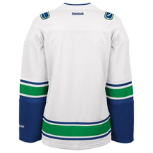 Load image into Gallery viewer, Vancouver Canucks Reebok Women's Premier Road Jersey - White NHL Women Jersey