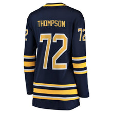 Load image into Gallery viewer, Tage Thompson Buffalo Sabres Women's Home Breakaway Player Jersey - Navy NHL Women Jersey