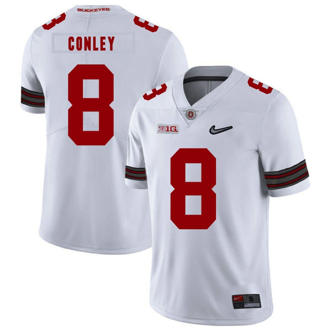 Ohio State Gareon Conley 8 White Football Jersey