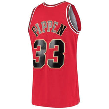 Load image into Gallery viewer, Scottie Pippen Chicago Bulls Mitchell &amp; Ness 2019 Chinese New Year Swingman Throwback Jersey – Red