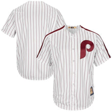 Load image into Gallery viewer, Philadelphia Phillies Philadelphia Phillies Majestic Cooperstown Cool Base Team Jersey White Red
