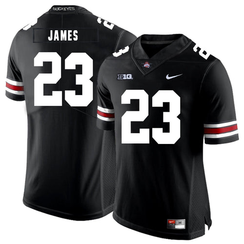 Ohio State Lebron James 23 Black 2 Football Jersey