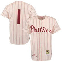 Load image into Gallery viewer, Richie Ashburn 1950 Philadelphia Phillies Mitchell &amp; Ness Throwback Jersey - Cream/Red