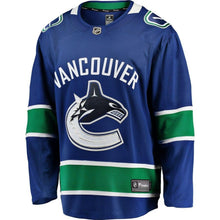 Load image into Gallery viewer, Vancouver Canucks Breakaway Home Jersey - Blue NHL Jersey