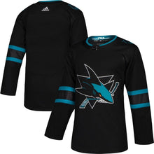 Load image into Gallery viewer, San Jose Sharks Alternate Jersey - Black NHL Jersey