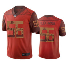Load image into Gallery viewer, San Francisco 49Ers Kwon Alexander Orange City Edition Jersey NFL Jersey