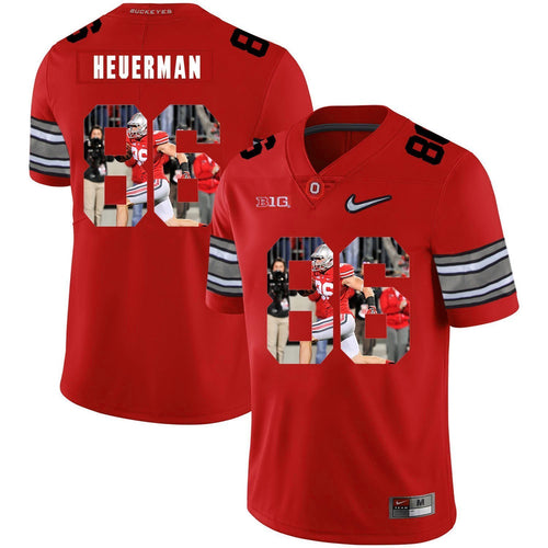 Ohio State Jeff Heuerman 86 Digital Art Red 1 Football Jersey