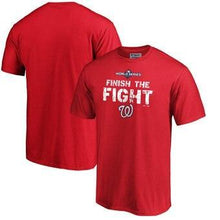 Load image into Gallery viewer, Washington Nationals Majestic 2019 World Series Bound Authentic Collection Dugout T-Shirt - Red MLB T-shirt