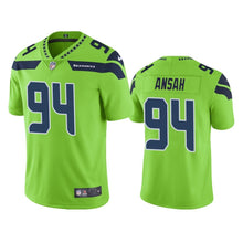 Load image into Gallery viewer, Seahawks Ezekiel Ansah Color Rush Limited Green Men's Jersey NFL Jersey