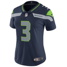 Load image into Gallery viewer, Russell Wilson Seattle Seahawks Women's Jersey - Navy Blue