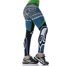 Load image into Gallery viewer, Seattle Sehawks Slim Fitness 3D Printing Leggings