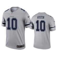 Load image into Gallery viewer, Tavon Austin Cowboys Inverted Legend Gray Men Jersey - NFL Jersey