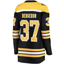 Load image into Gallery viewer, Patrice Bergeron Boston Bruins2019 Stanley Cup Final Bound Women's Home Breakaway Player Jersey - Black
