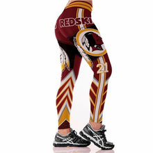 Load image into Gallery viewer, Washington Redskins Slim Fitness 3D Printing Leggings