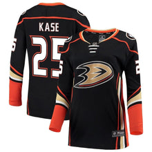 Load image into Gallery viewer, Ondrej Kase Anaheim Ducks  Women's Breakaway Jersey - Black NHL Women Jersey