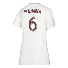 Load image into Gallery viewer, Women's Colorado Rapids Benny Feilhaber White 2019 Black Diamond Player Jersey