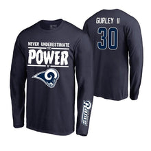 Load image into Gallery viewer, Todd Gurley Ii Long Sleeve Power Nfl T-Shirt NFL Long Sleeve
