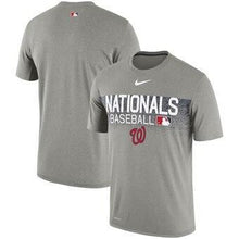 Load image into Gallery viewer, Washington Nationals  Authentic Collection Legend Team Issued Performance T-Shirt - Gray MLB T-shirt