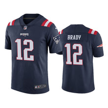 Load image into Gallery viewer, Patriots Tom Brady 12 Jersey Navy Color Rush Limited NFL Jersey