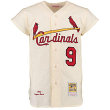 Load image into Gallery viewer, Roger Maris 1967 St. Louis Cardinals Mitchell &amp; Ness Throwback Jersey - Cream