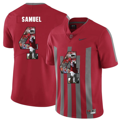 Ohio State Curtis Samuel 4 Digital Art Red 2 Football Jersey