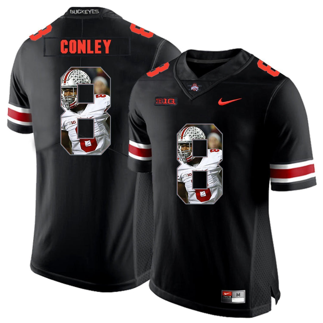 Ohio State Gareon Conley 8 Digital Art Black 1 Football Jersey