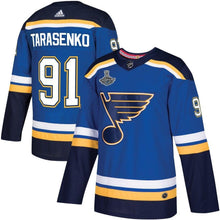 Load image into Gallery viewer, Vladimir Tarasenko St. Louis Blues 2019 Stanley Cup Champions Player Jersey - Blue NHL Jersey