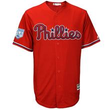 Load image into Gallery viewer, Philadelphia Phillies 2019 Spring Training Cool Base Team Jersey – Scarlet