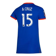 Load image into Gallery viewer, Women's Fc Cincinnati Allan Cruz Blue 2019 Primary Player Jersey