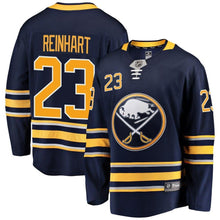 Load image into Gallery viewer, Sam Reinhart Buffalo Sabres Breakaway Player Jersey - Navy NHL Jersey