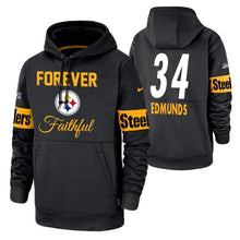 Load image into Gallery viewer, Terrell Edmunds 34 Steelers Forever Faithful Hoodie NFL Men's Hoodie