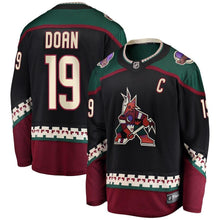 Load image into Gallery viewer, Shane Doan Arizona Coyotes Alternate Retirement Breakaway Jersey - Black NHL Jersey