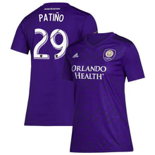 Load image into Gallery viewer, Women&#39;s Orlando City Sc Santiago Patiño Purple 2019 Bring The Noise Player Jersey