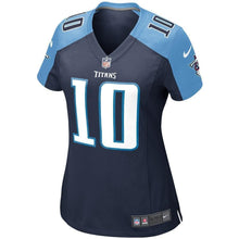 Load image into Gallery viewer, Tennessee Titans Jake Locker Tennessee Titans Womens Game Jersey Navy