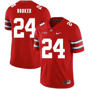 Ohio State Malik Hooker 24 Red 2 Football Jersey