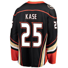 Load image into Gallery viewer, Ondrej Kase Anaheim Ducks Breakaway Player Jersey - Black NHL Jersey
