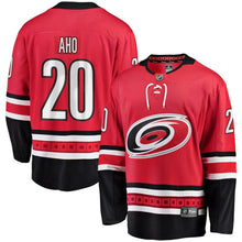 Load image into Gallery viewer, Sebastian Aho Carolina Hurricanes Breakaway Player Jersey - Red NHL Jersey