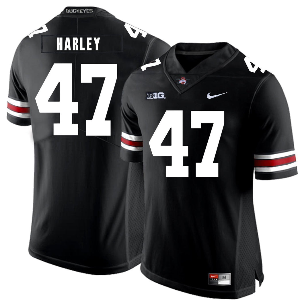 Ohio State Chic Harley 47 Black 2 Football Jersey