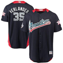 Load image into Gallery viewer, Verlander #35 American League Majestic 2019 Mlb All-Star Game Home Jersey- Navy - MLB Jersey