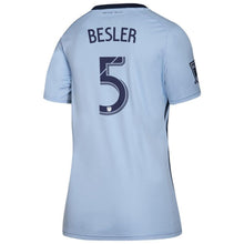 Load image into Gallery viewer, Women&#39;s Sporting Kansas City Matt Besler Blue 2019 Primary Player Jersey