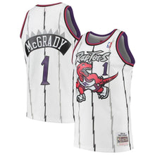 Load image into Gallery viewer, Tracy Mcgrady Toronto Raptors Mitchell &amp; Ness 1998-99 Hardwood Classics Swingman Jersey – White