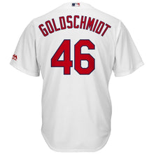 Load image into Gallery viewer, Paul Goldschmidt St. Louis Cardinals Majestic Home Official Cool Base Player Jersey – White