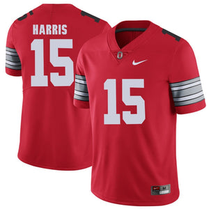 Ohio State Harris 15 Red Football Jersey