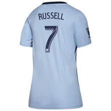 Load image into Gallery viewer, Women&#39;s Sporting Kansas City Johnny Russell Blue 2019 Primary Player Jersey