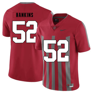 Ohio State Johnathan Hankins 52 Red 1 Football Jersey