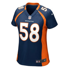 Load image into Gallery viewer, Von Miller Denver Broncos Women's Game Jersey - Navy Blue