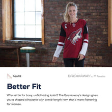 Load image into Gallery viewer, Oliver Ekman-Larsson Arizona Coyotes  Women's Home Breakaway Player Jersey - Maroon NHL Women Jersey