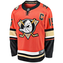 Load image into Gallery viewer, Ryan Getzlaf Anaheim Ducks 2019/20 Alternate Premier Breakaway Player Jersey - Orange NHL Jersey